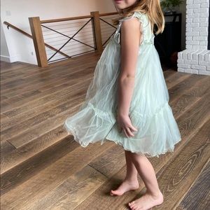 Girls sage dress size 8